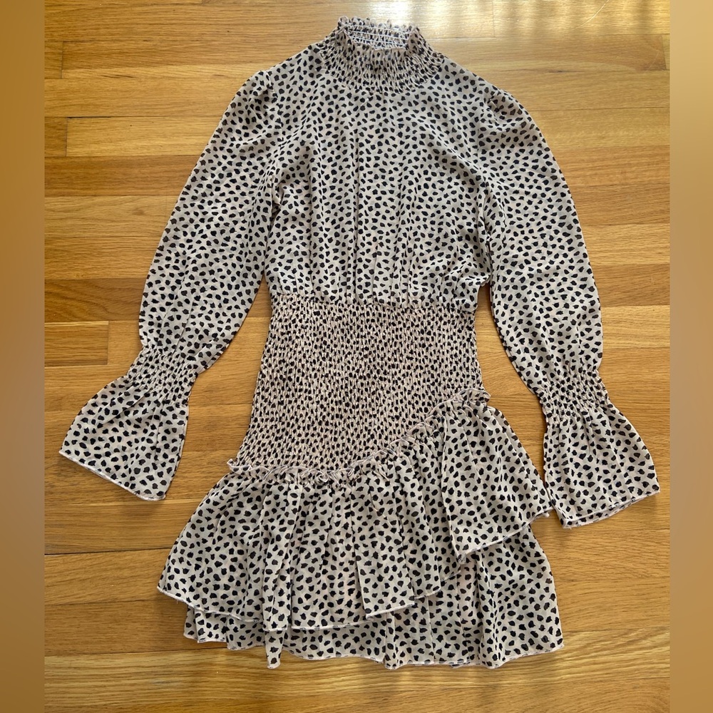 Hello Molly Leopard Print Dress XS